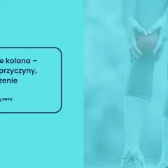 Osoba trzyma się za bolesne, skręcone kolano. Tekst informuje o objawach, przyczynach i leczeniu skręcenia kolana, a także o tym, jak długo boli skręcone kolano.