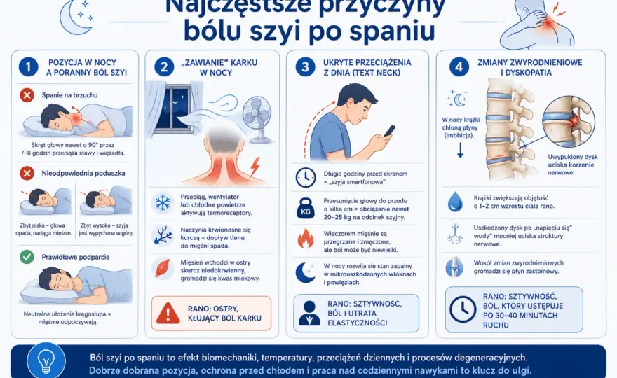 Ból szyi i karku - co naprawdę pomaga w domu?