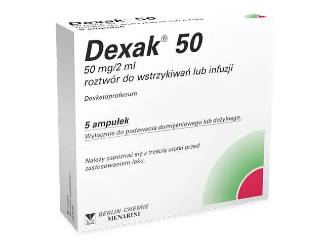 Ampułki Dexak 50 mg do wstrzykiwań